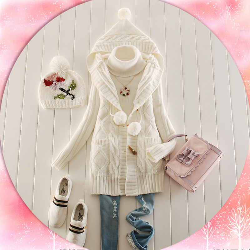 超厚实<em>毛衣外套</em> 穿到冬天不过时_服饰搭配_太