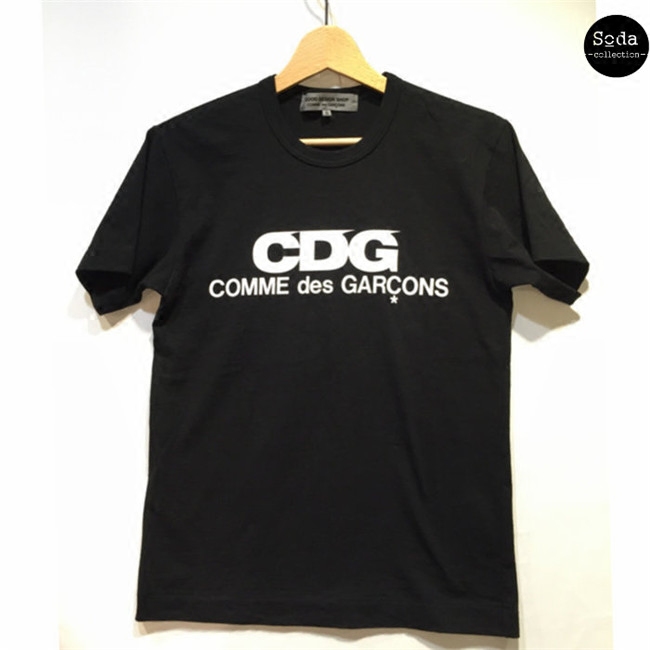 青岛现货 cdg comme des garcons logo t-shirt 棉制短袖t恤 17ss