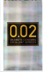 日本冈本 002 0.02EX 超薄 套套 12枚-国内代购