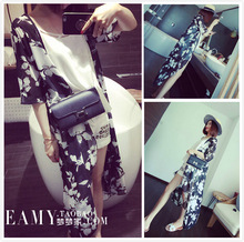 2015新款雪纺衫夏季女士<em>海边</em>沙滩<em>薄开衫</em>外套