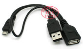 特价 i9100 i9220 i9300 Micro USB OTG Host数据线 带外接供电