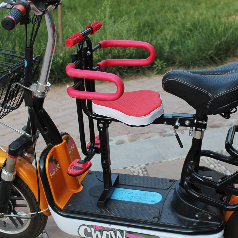电动车儿童座椅 前置固定安全小孩车座婴儿童宝宝自行车前坐椅