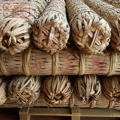 2007-2014年白沙溪千两茶36.25kg 老茶 陈年千两茶 湖南黑茶