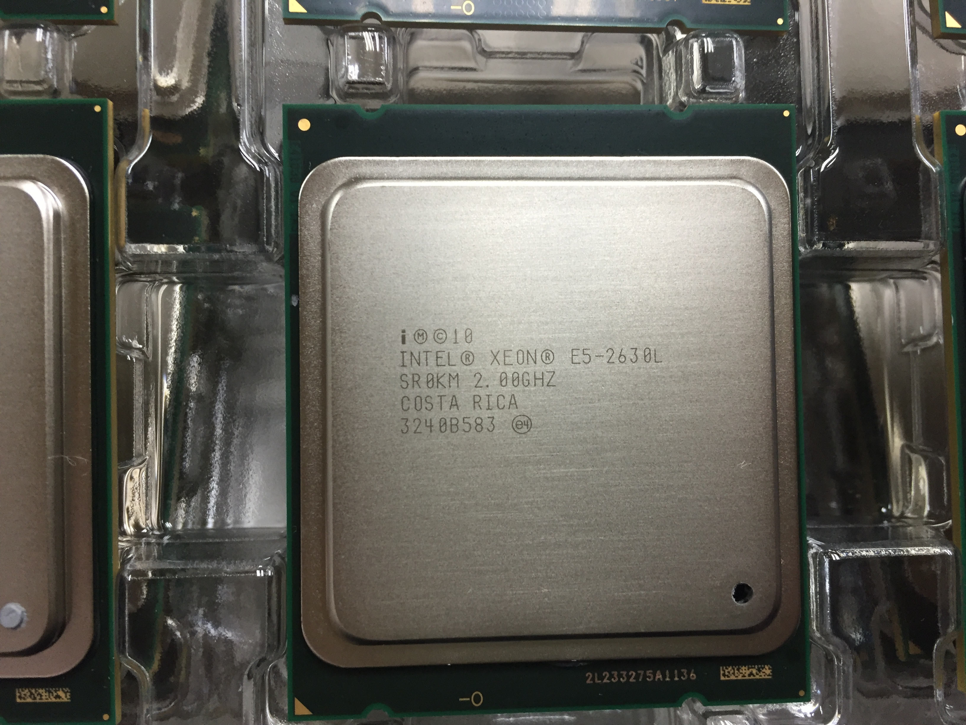 intel/英特尔 xeon e5-2630l 2.0g 6核12线 正显 qs cpu 现货 c1