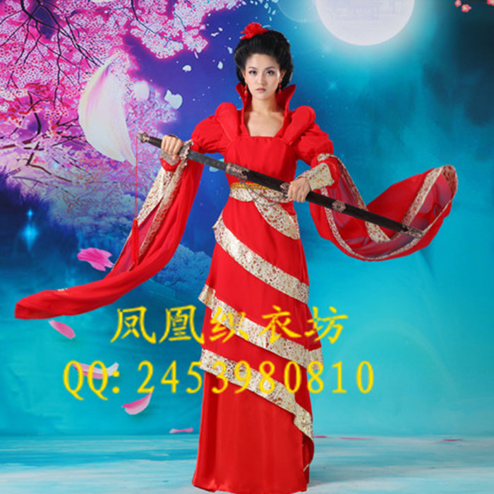 古装影视剧龙葵广袖流仙裙服装女装侠客表演古装服装女演出服影楼