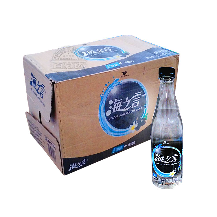 统一海之言500ml*15瓶 果味饮料 地中海海盐 黑加仑风味