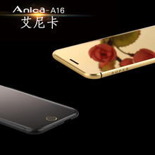 Anica艾尼卡超薄超小移动联通智能双卡迷你卡片小手机A16 2017新款