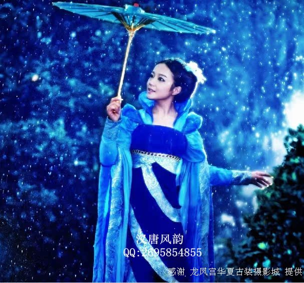 广袖流仙裙仙剑奇侠传三古装cos服装影楼仙女表演服女大侠服龙葵