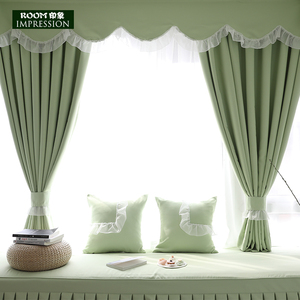 纯色全遮光窗帘可定制