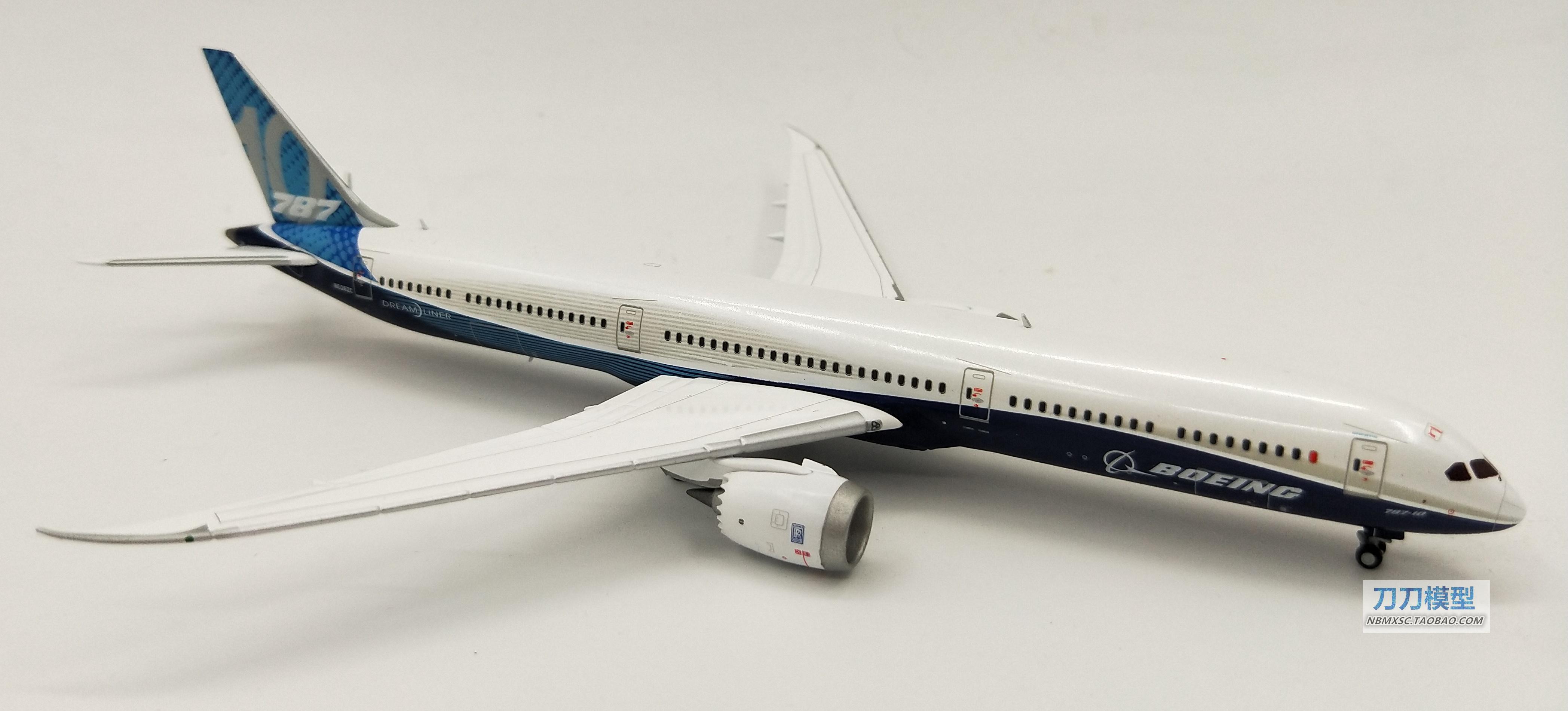 1:400 波音原厂 原型机 b787-10 n528zc 合金客机飞机模型 xx4112