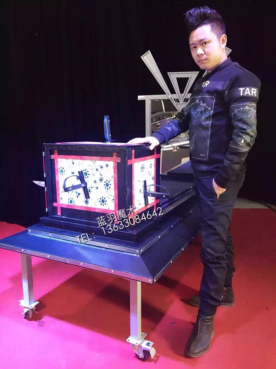 舞台道具大型道具 大型魔术 舞台魔术 折叠剑箱 万剑穿身124