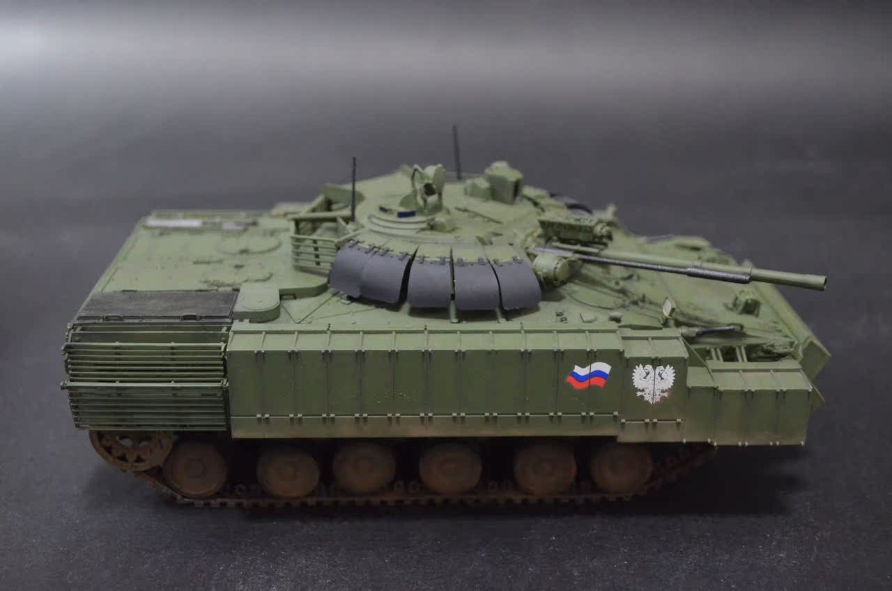 小号手00365坦克模型仿真1/35型步兵战车装甲型bmp-3成人手工玩具