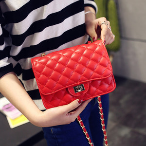 小香风菱格链条包