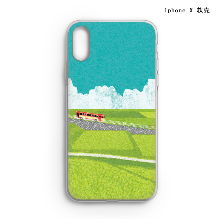 新款日系插画文艺小清新苹果iphone i8 i7 plus x 6 6p 5se手机壳