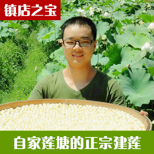 小江建宁莲子干货 特级 去芯 新鲜农家天然纯手工无心白莲子250g