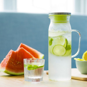 【可明火加热】玻璃凉水壶