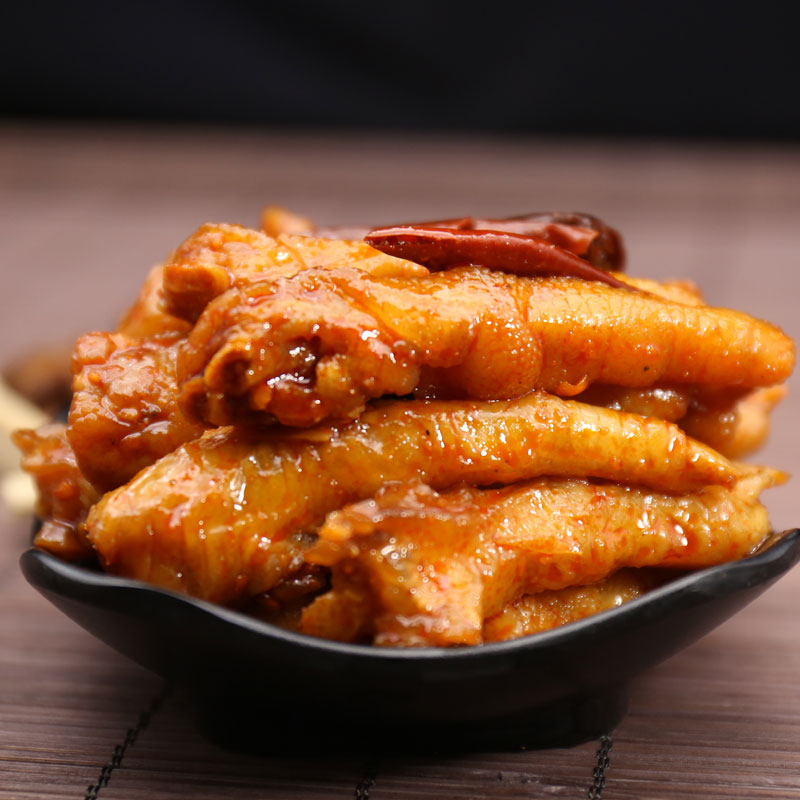 永健凤爪 90g 鸡爪 麻辣口味 休闲零食 重庆零食 特色小吃