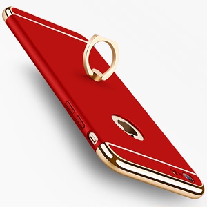苹果6手机壳6Plus大气红色6s韩国潮男6p欧美