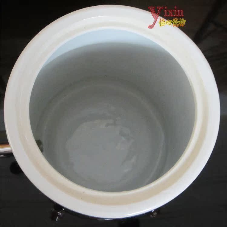 青花陶瓷储水罐水缸/饮水机/大水壶/冷水壶带水龙头