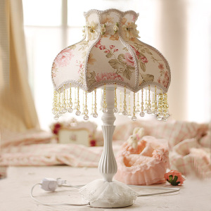 公主风暖光卧室床头灯