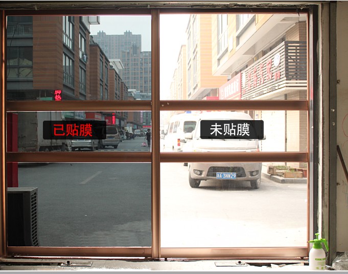 结力2015无胶静电隔热膜黑色遮光防晒玻璃贴膜窗户防紫外线贴纸