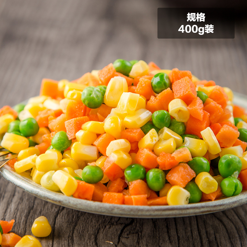 【天猫超市】美国杂菜400g 玉米粒 冷冻蔬菜