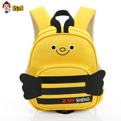幼儿园儿童书包1-3-5岁 小虫家恶魔男女童双肩