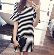 便宜衣服女睡裙 条纹夏连衣裙 包邮 以下清仓处理亏本15元 便宜货10元