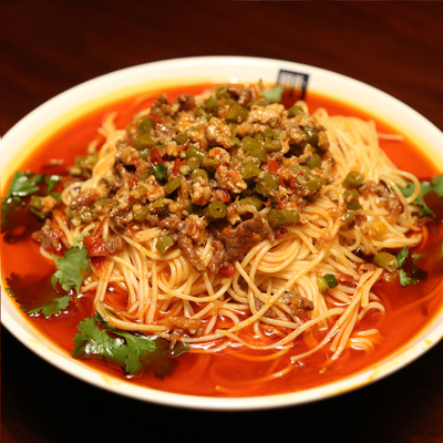 老万县 泡豇豆肉末面 重庆万州特产名小吃方便食品面