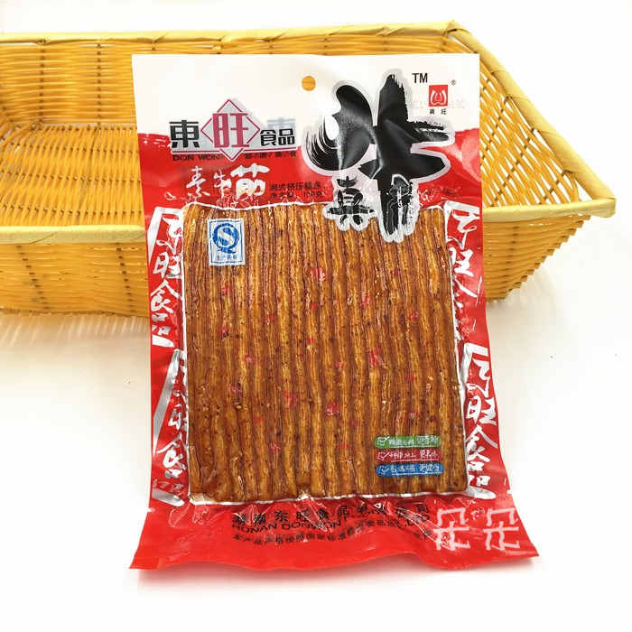 东旺真牛 顶牛素牛筋10*102g 爆炒辣条 面筋熟食豆制香干零食包邮