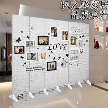玄关客厅现代简约折屏卧室办公酒店布艺屏风欧式风格 屏风隔断时尚