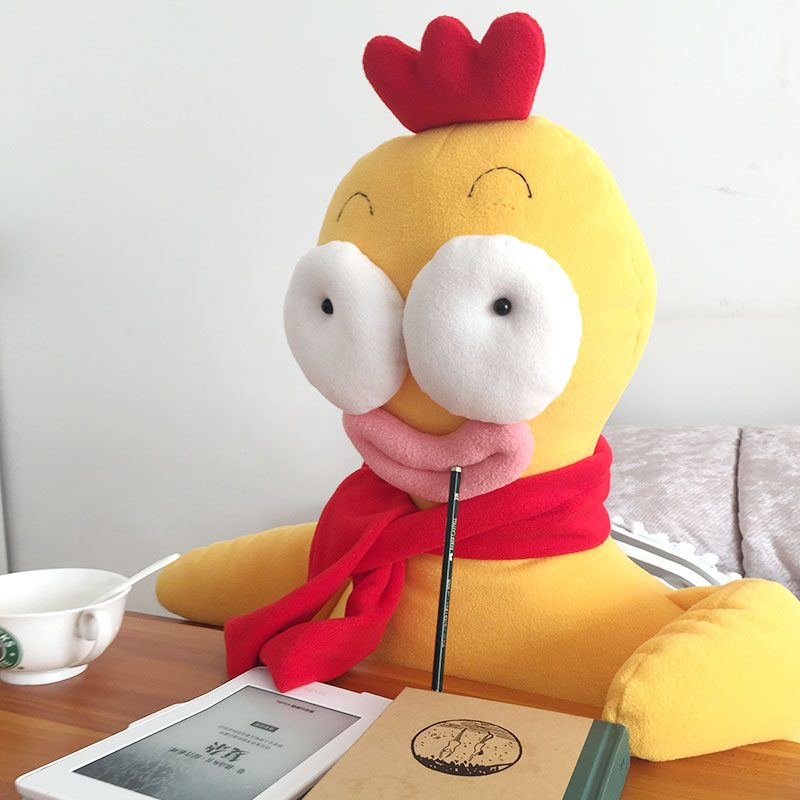 软糖佳嘉原创作死的2鸡毛绒公仔鸡搞笑鸡玩偶礼物生日