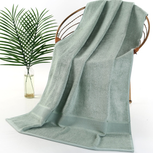 竹纤维男女成人素色浴巾