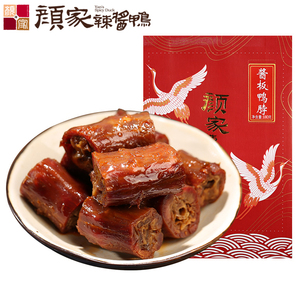 颜家酱辣鸭脖180g