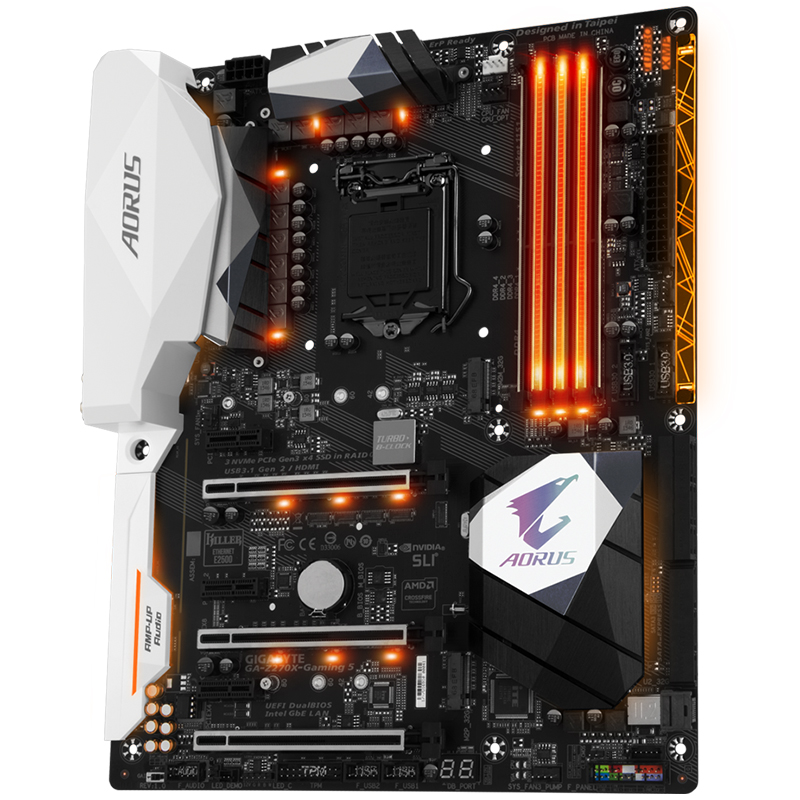 gigabyte/技嘉 aorus z270x gaming5电竞游戏主板支持