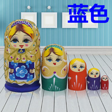 包邮 5层纯手工艺品创意摆件儿童益智玩具环保礼物 俄罗斯套娃正品