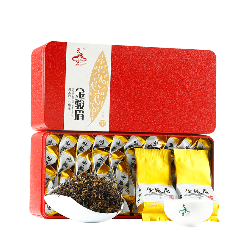 金骏眉 武夷红茶 500g 蜜香金骏眉武夷山桐木关 礼盒装高端红茶