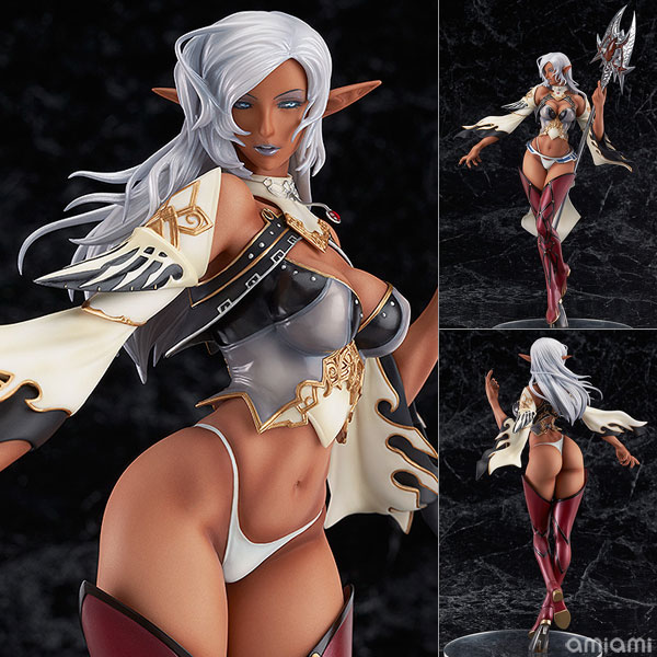 max factory 天堂ii 暗精灵 dark elf 1/7 褐色ver.2种日版手办