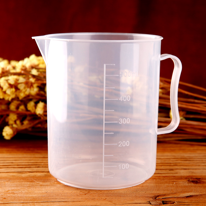加厚食品级透明塑料量杯 带刻度 厨房烘焙大容量计量杯不带盖精品