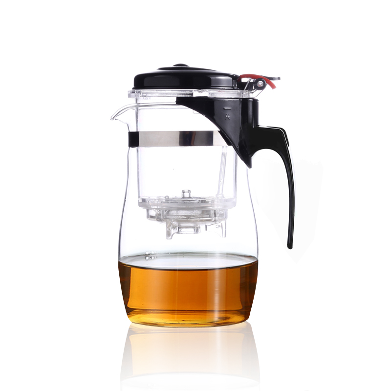 【天天特价】飘逸杯泡茶器耐热玻璃花茶壶可拆洗茶具全过滤玲珑杯