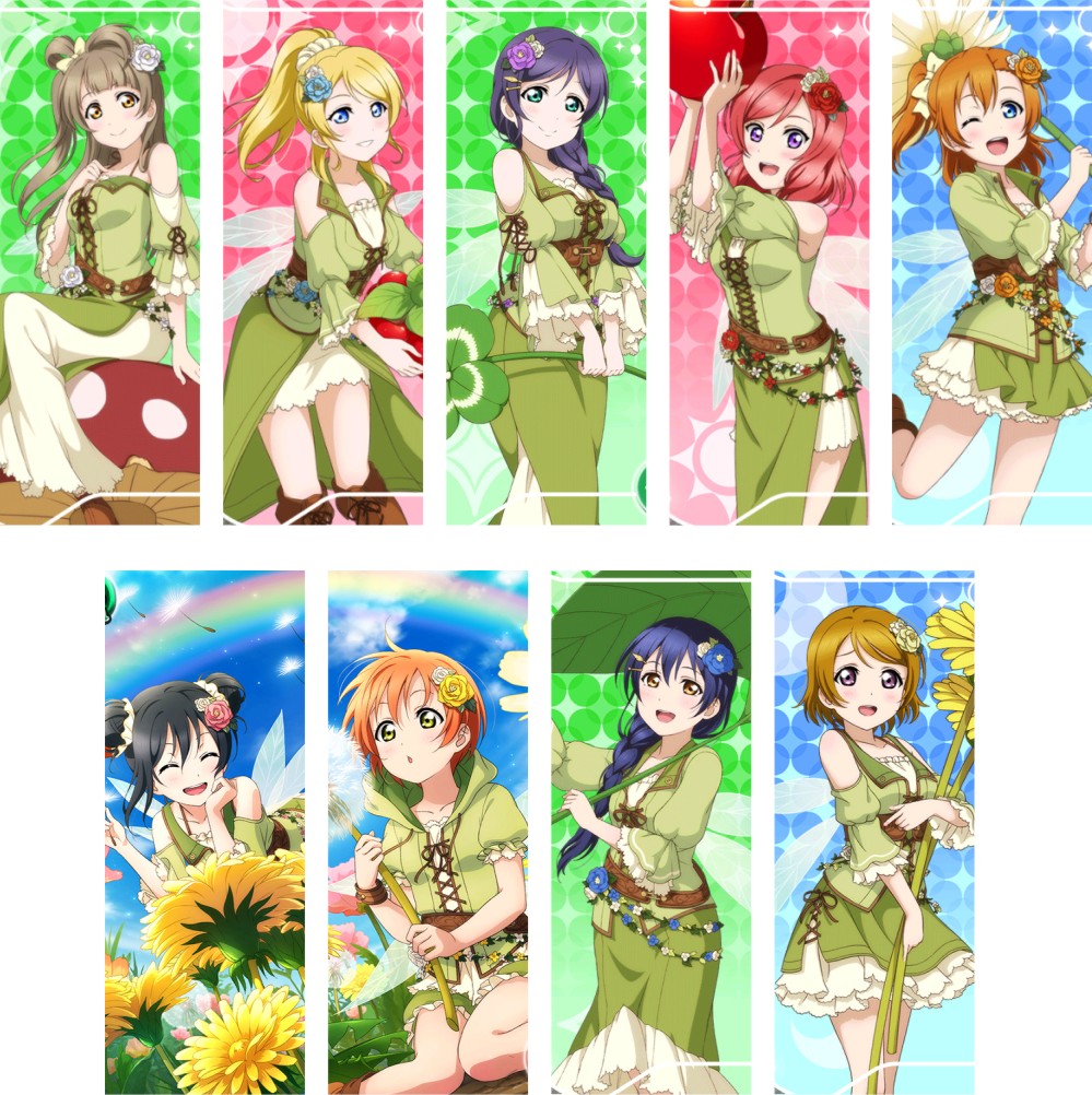 sunshine_物语图包,sunshine物语 lovelive sunshine水团love live书签9张半透明纸质 动漫周边包邮