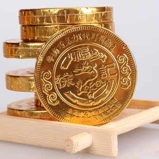 正品徐福记巧克力金币巧克力散装称500g代可可脂喜糖1斤包邮糖果