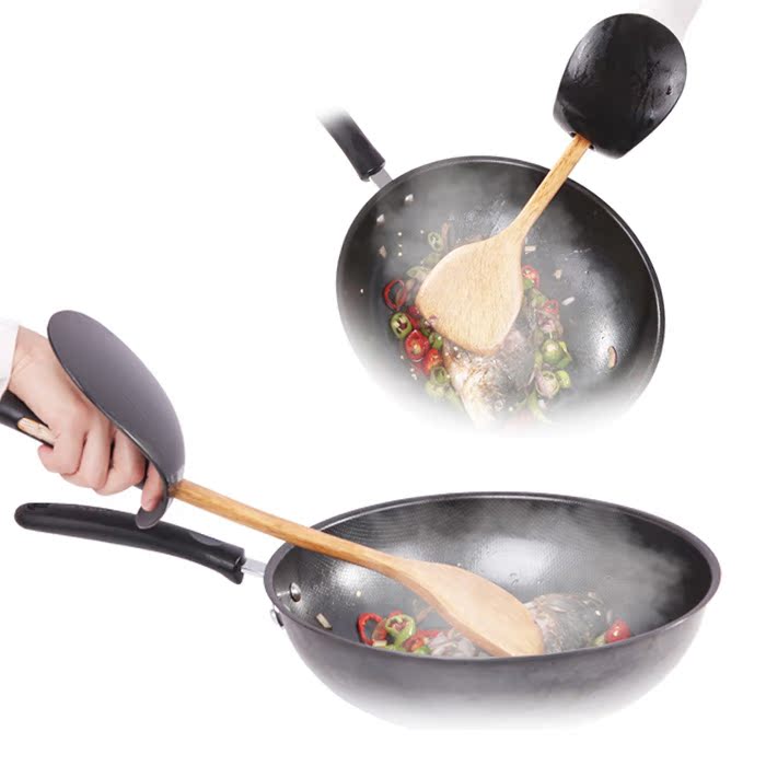 厨房用品可拆装防油溅炒菜手套做饭神器烧菜防烫防护锅铲套带铲子