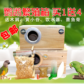 孵化箱 鸟窝竖式巢箱文鸟玄凤牡丹和尚鹦鹉繁殖箱 虎皮鹦鹉繁殖箱