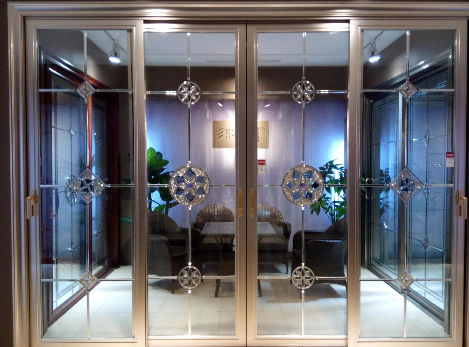 推拉门定制北京新款铝镁钛合金阳台厨房推拉门吊轨门隔断推拉门