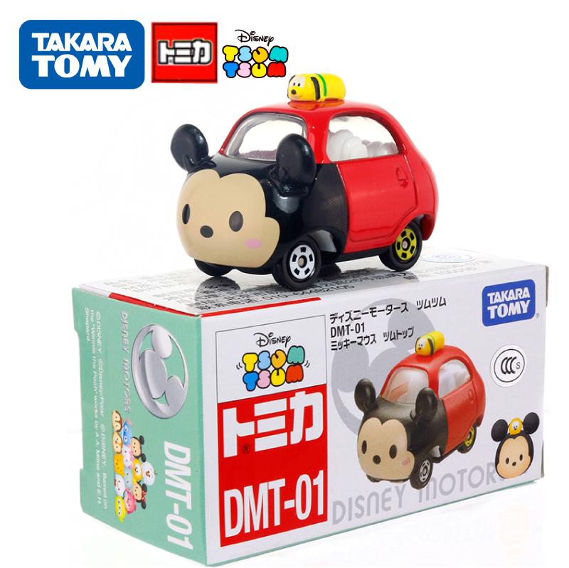 tomy多美卡合金车模玩具tsum tsum米老鼠米奇834861叠叠乐小汽车