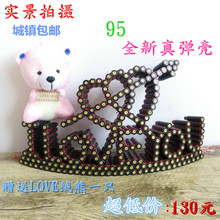 LOVE YOU95弹壳纯手工线编成品 子弹壳工艺品95手工线编一箭穿心I
