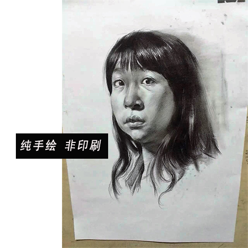 代画静物头像石膏素描几何体范画临摹结构素描定制手绘人物画像