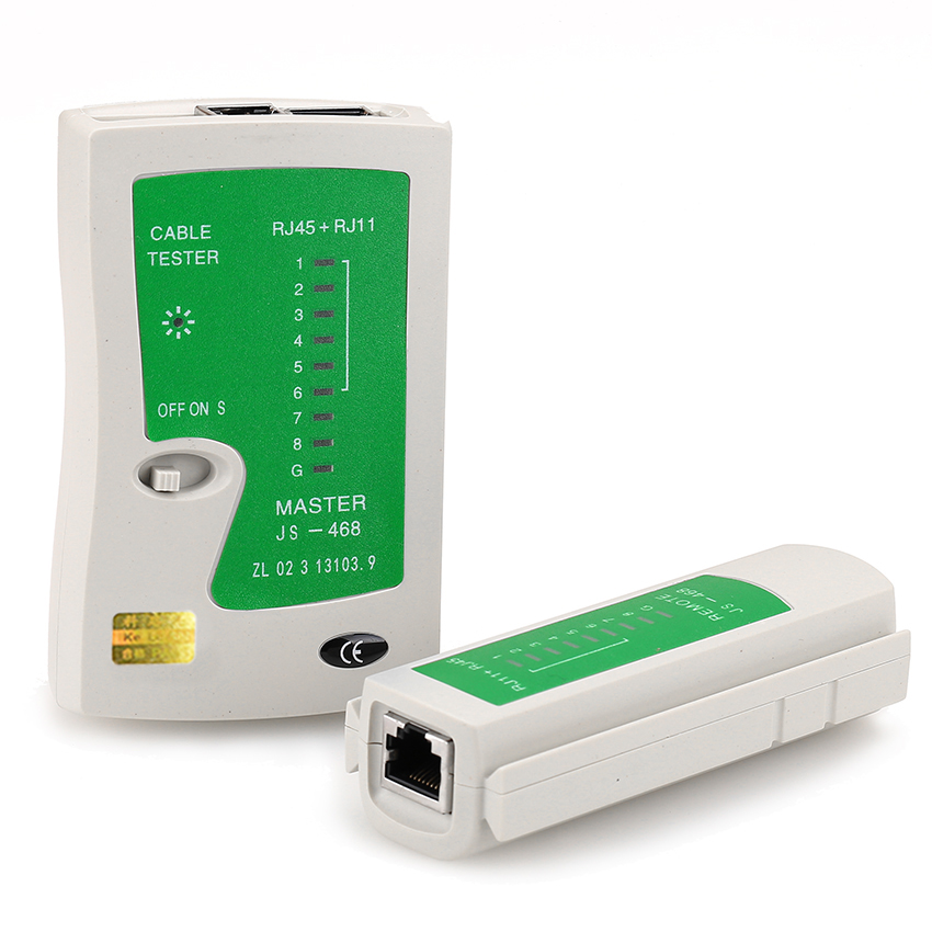 科路士js468网线测试仪rj45网络测线器 rj11电话线多功能测试仪