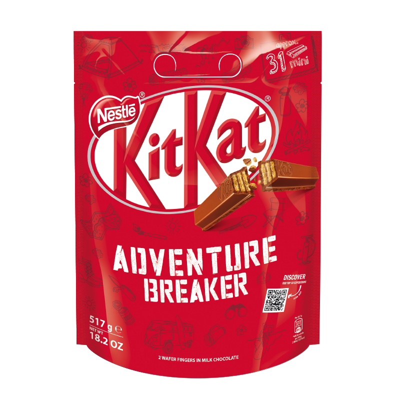 kitkat雀巢奇巧牛奶巧克力15条 250g
